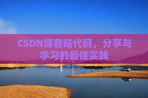 CSDN博客贴代码，分享与学习的最佳实践